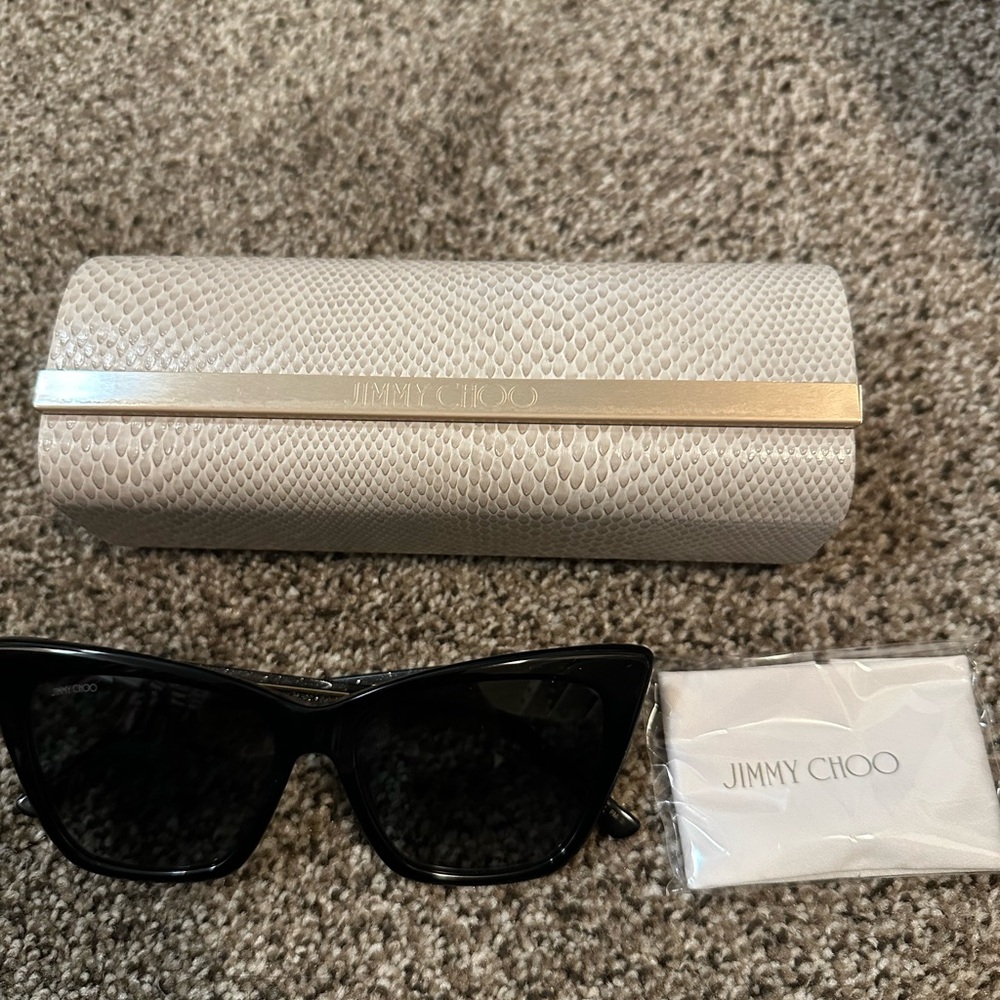 Jimmy Choo Black Sunglasses